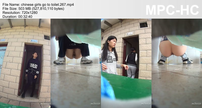 chinese girls go to toilet.267